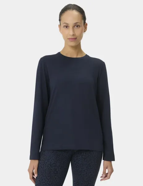 Sweaty Betty Essential Cotton Rich Top Navy
