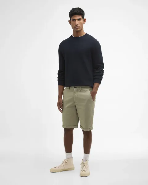 Washed Twill Chino Shorts