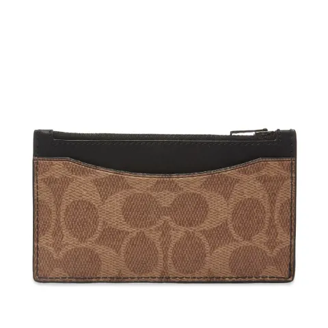 Signature Zip Card Case