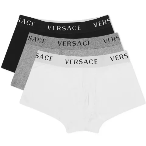 Logo Waistband Trunks - 3 Pack