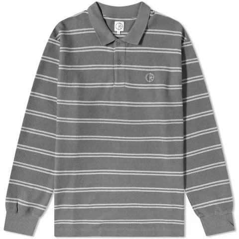 Polar Skate Co. Long Sleeve Stripe Polo
