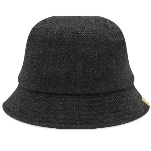 Tweed Dome Bucket Hat