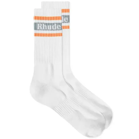 Striped Logo Sock