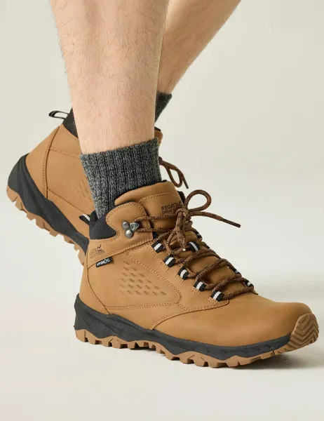 Regatta Amble Waterproof Walking Boots Beige