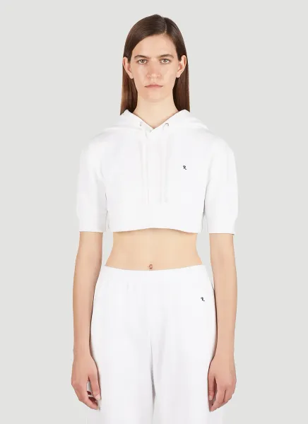 Cropped Hooded Sweatshirt