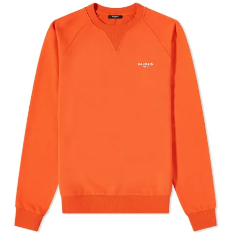 Flocked Logo Sweat