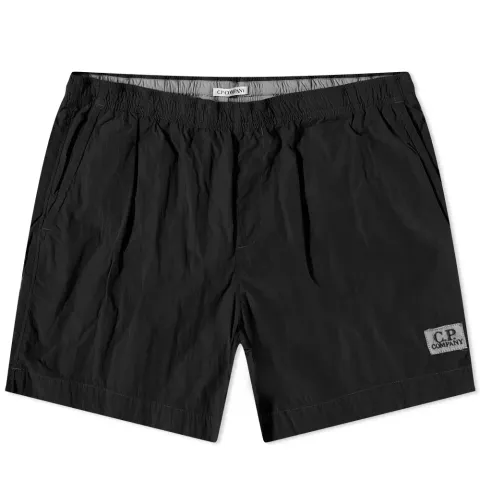 Chrome Patch Logo Swim Short