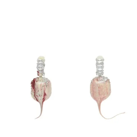 Crystal Drip Clip Earings