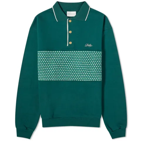 Jacquard Knit Polo
