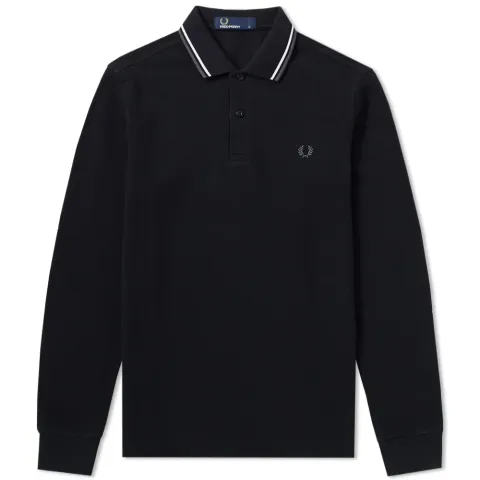Fred Perry Long Sleeve Twin Tipped Polo