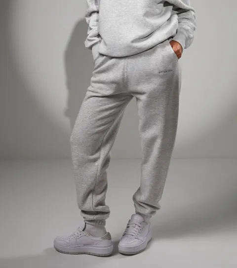 Women's Pale Grey Relaxed Fit Joggers