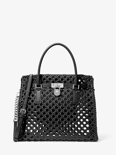 Hamilton Moderne Large Hand-Woven Satchel