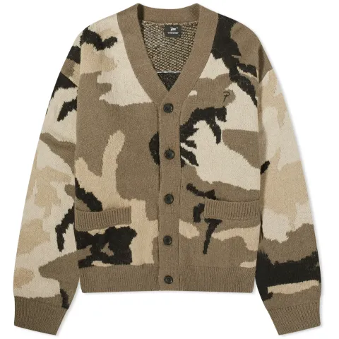 Woodland Camo Knitted Cardigan