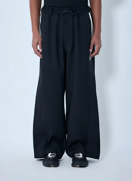 Drawstring Wide-Leg Pants