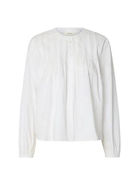 Selected Delia Pintuck Long Sleeve Shirt