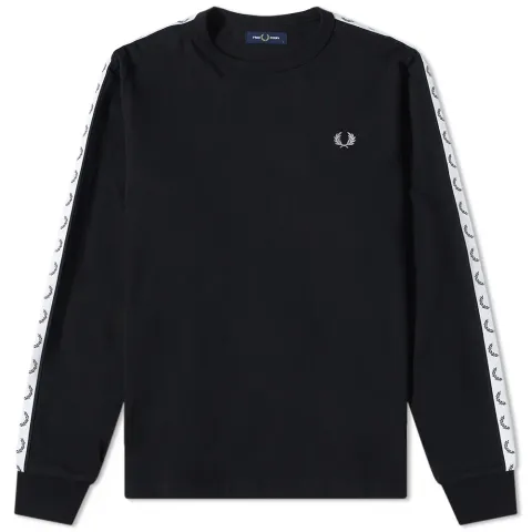 Long Sleeve Taped Logo T-Shirt