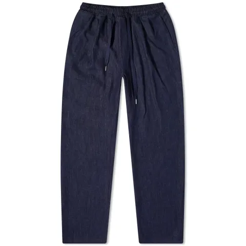 Denim Two Tuck Relaxed Pant