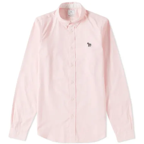 Button Down Zebra Oxford Shirt