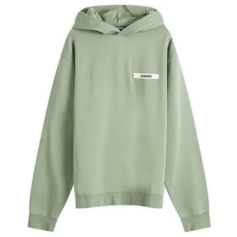 Gros Grain Logo Hoodie