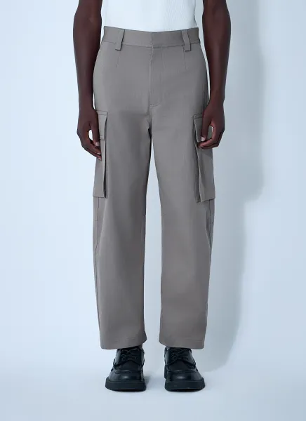 Cotton Twill Cargo Pants