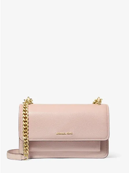 Claire Large Pebbled Leather Convertible Shoulder Bag
