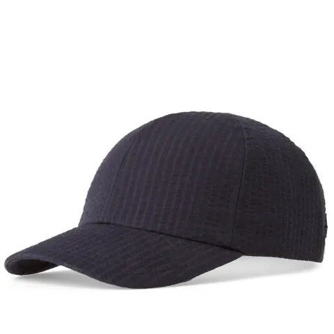 Seersucker Baseball Cap