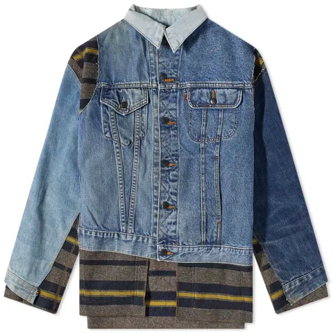 Covered Reversible Jean Jacket