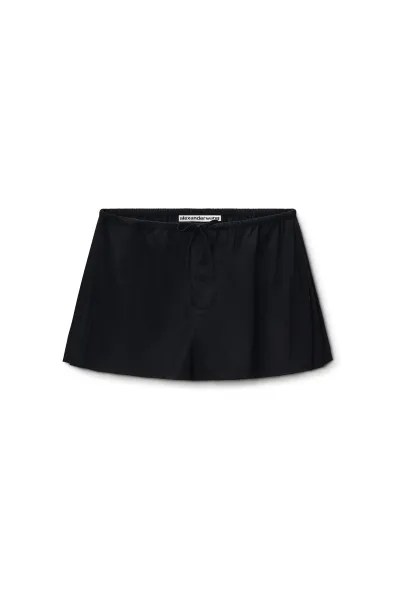 MID-RISE PLEATED SHORT