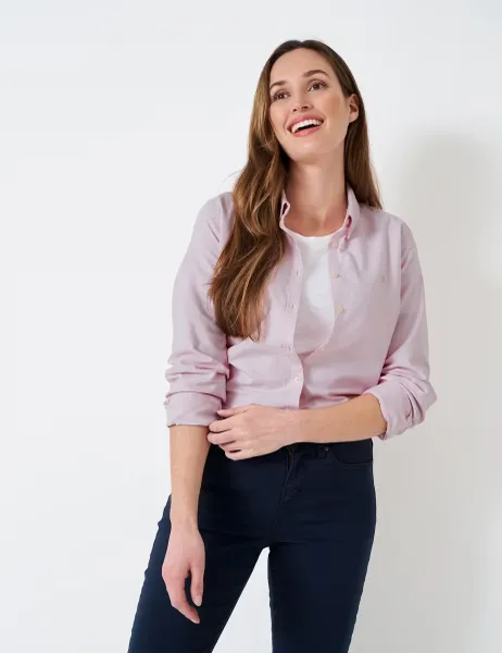 Crew Clothing Pure Cotton Collared Shirt