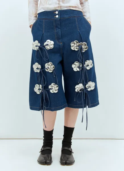 Tassel Denim Shorts