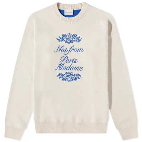 Drôle de Monsieur Not From Paris Madame Ornament Crew Sweat