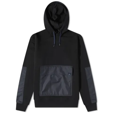 Mixed Media Popover Hoodie