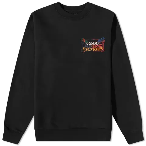 x Aries Logo Oar Crew Sweat