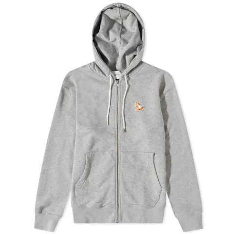 Maison Kitsuné Chillax Fox Patch Zipped Hoody