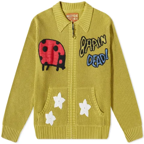 Buggin' Out Crochet Zip Cardigan