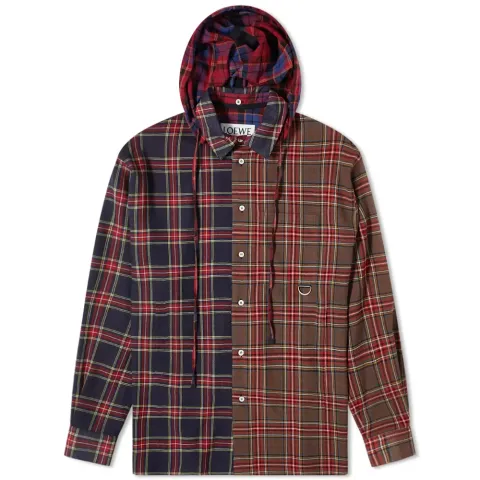 Hooded Check Shirt