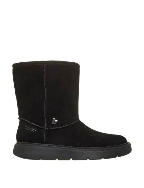 Skechers Keepsakes Cozy Suede Boots Black