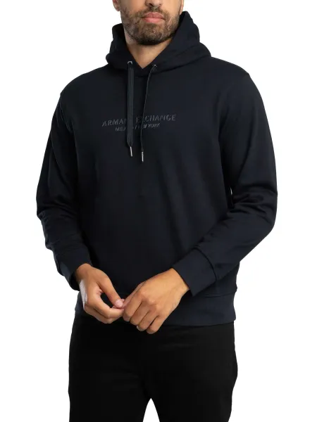 Armani Exchange Brand Graphic Pullover Hoodie