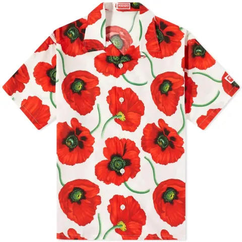 All Over Print Poppy Hawaiian Shirt