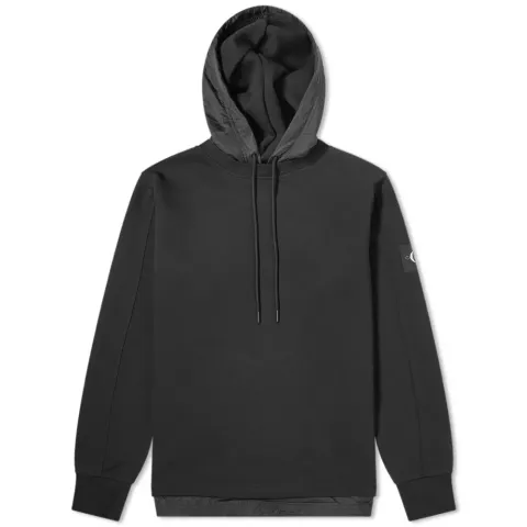 Nylon Hood Popover Hoody