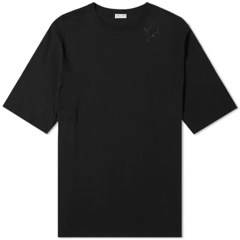 Embroidered Logo Signature Tee
