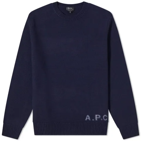 A.P.C. Edward Logo Crew Knit
