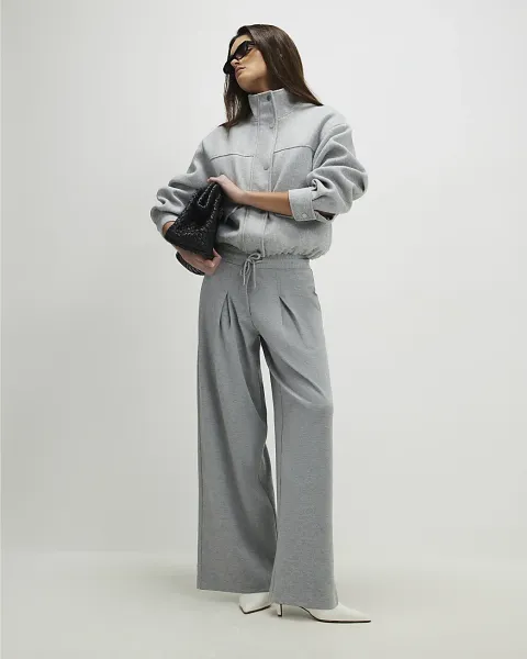 River Island Drawstring Wide Leg Trousers