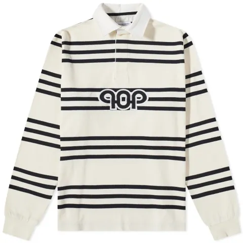 Logo Striped Rugby Shirt