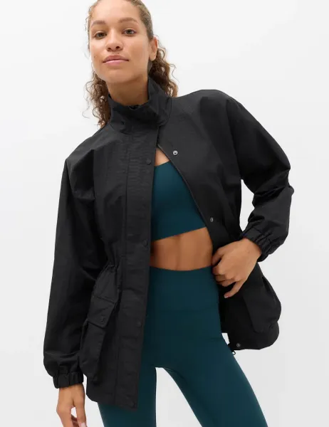Goodmove Stormwear Textured Funnel Neck Utility Jacket