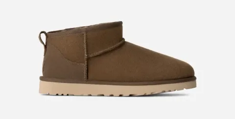 Classic Ultra Mini Boot for Men, Shearling/Polyester/Wool