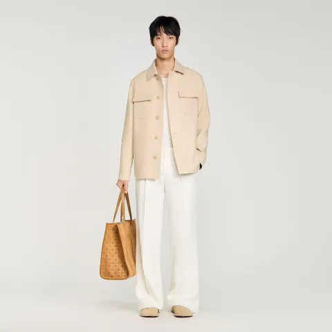 SANDRO Buttoned overshirt