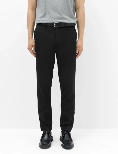 Marks & Spencer Slim Fit Smart Trousers Black