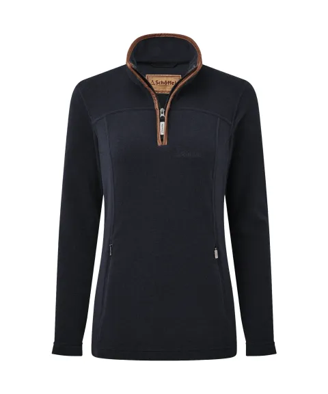 Schöffel Country Tilton II Quarter Zip Fleece - Navy