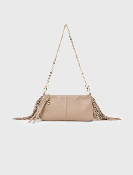 Miss M grained leather pouch